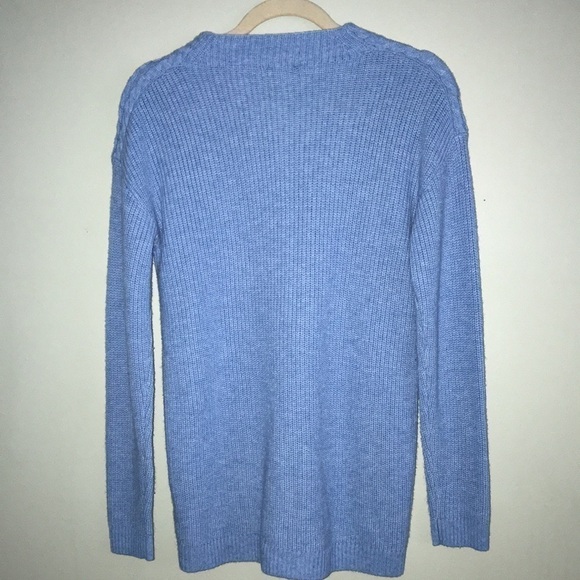 NWT Talbots Sky Blue Cabled Sweater Size XS​​ - Picture 2 of 8